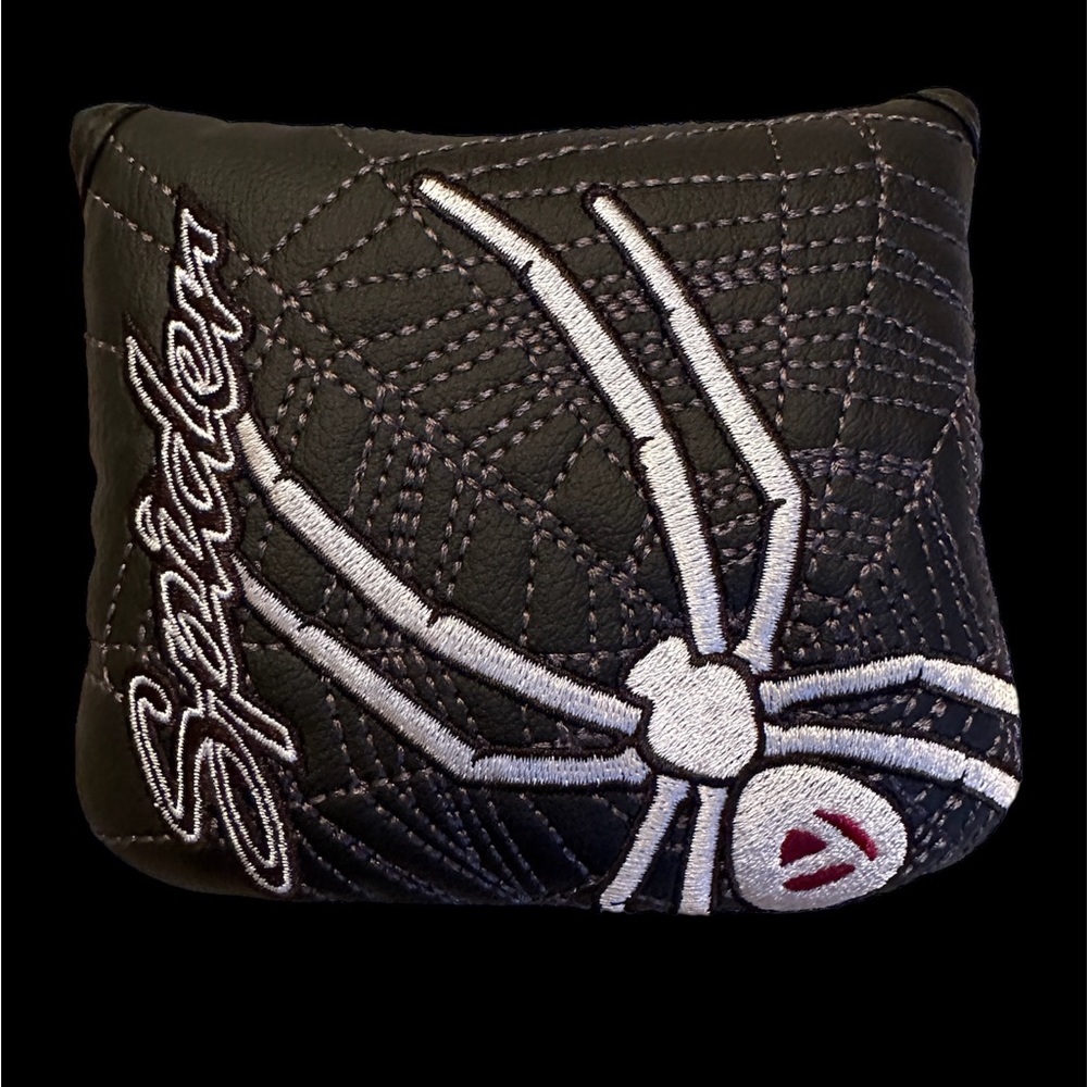 TaylorMade Spider Mini Black Mallet Putter Headcover Golf Head Cover. NEW